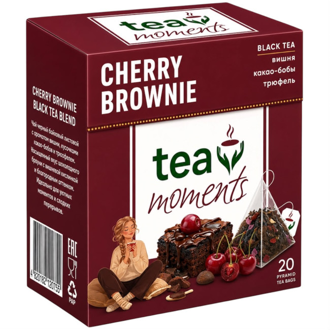 detail Čaj Cherry Brownie 36g 20×1,8g Tea Moments