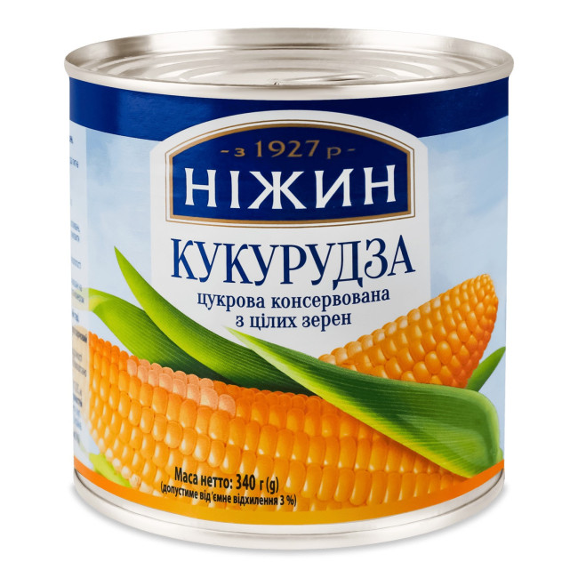 detail Kukuřice konzervovaná 340 g Nezhin