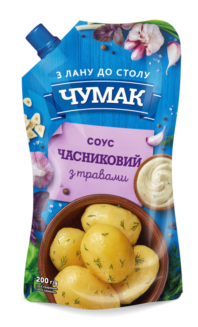 detail Česneková omáčka 200g Čumak