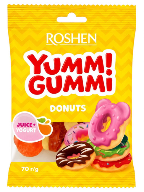 detail Želé s ovocnými přichutěmi a jogurtem 70g Rochen