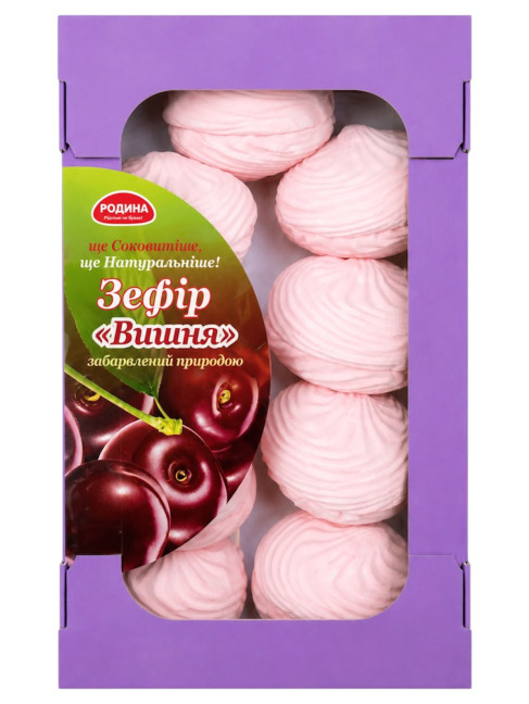detail Zefír „Višeň“ 300g Rodyna