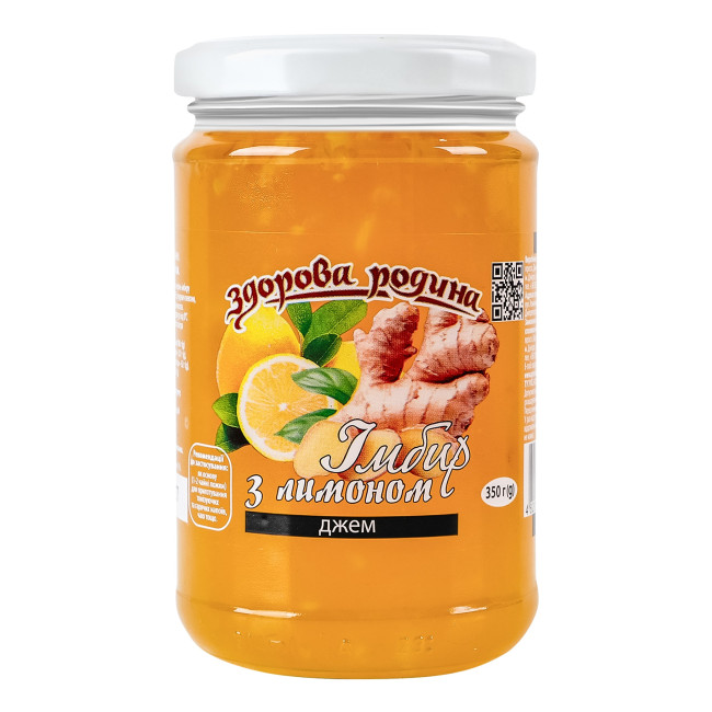 detail Zázvorovo-citronový džem 350g Zdorova Rodina