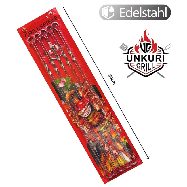 detail Šampura 60cm 10ks Unkuri Grill