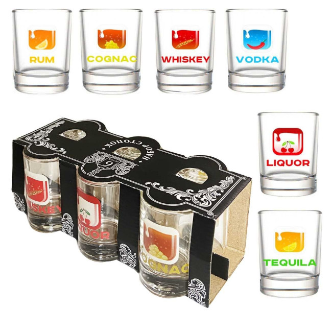 detail Sada panáků „iDrink“ 6×50ml