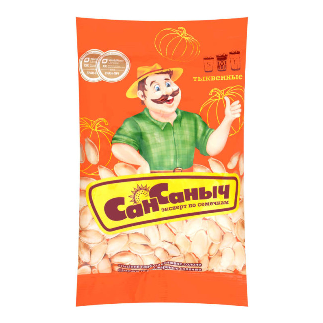 detail Pražená solená dýňová semínka 80g San Sanyč